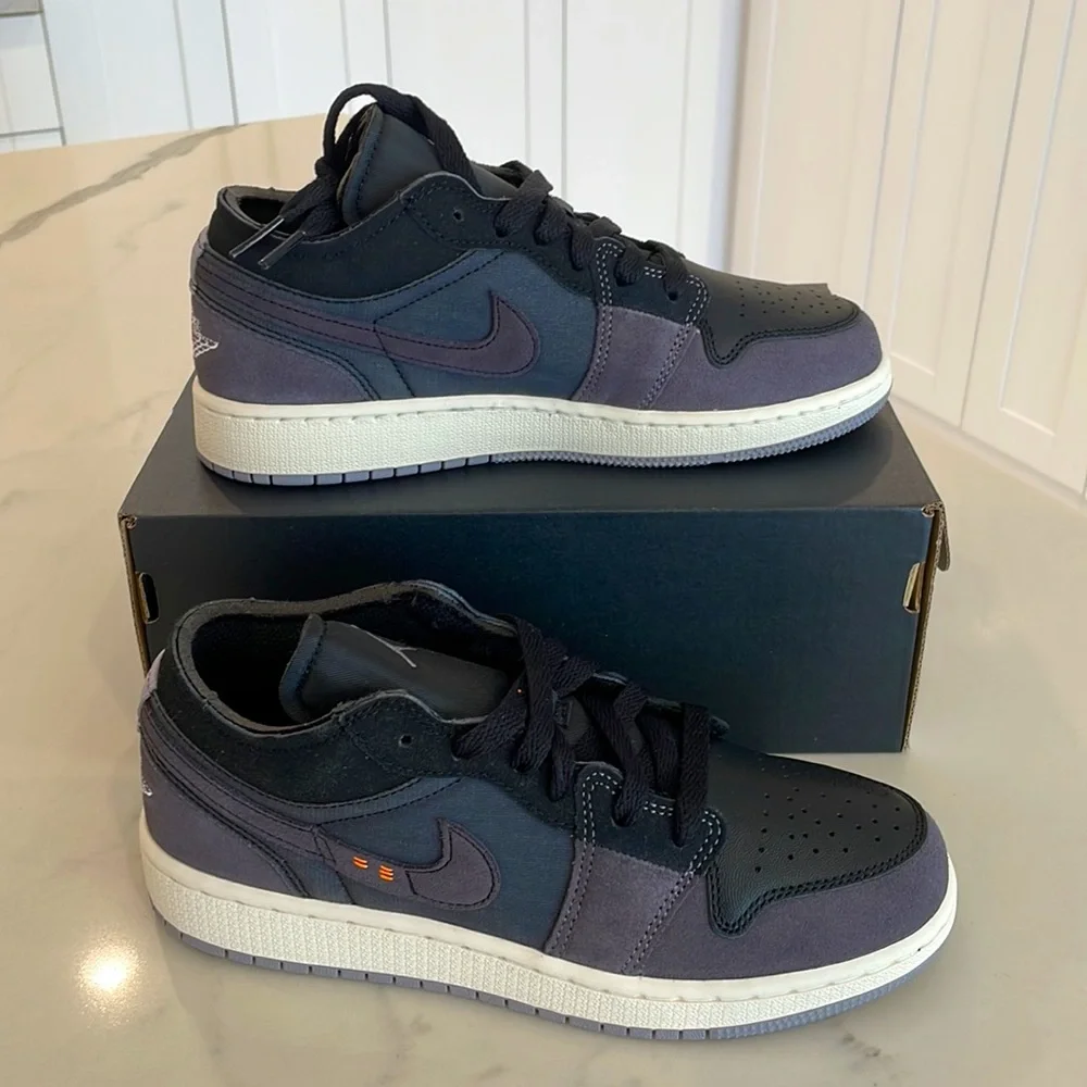 Jordan 1 Low SE Craft GS -black - Picture 4 of 6